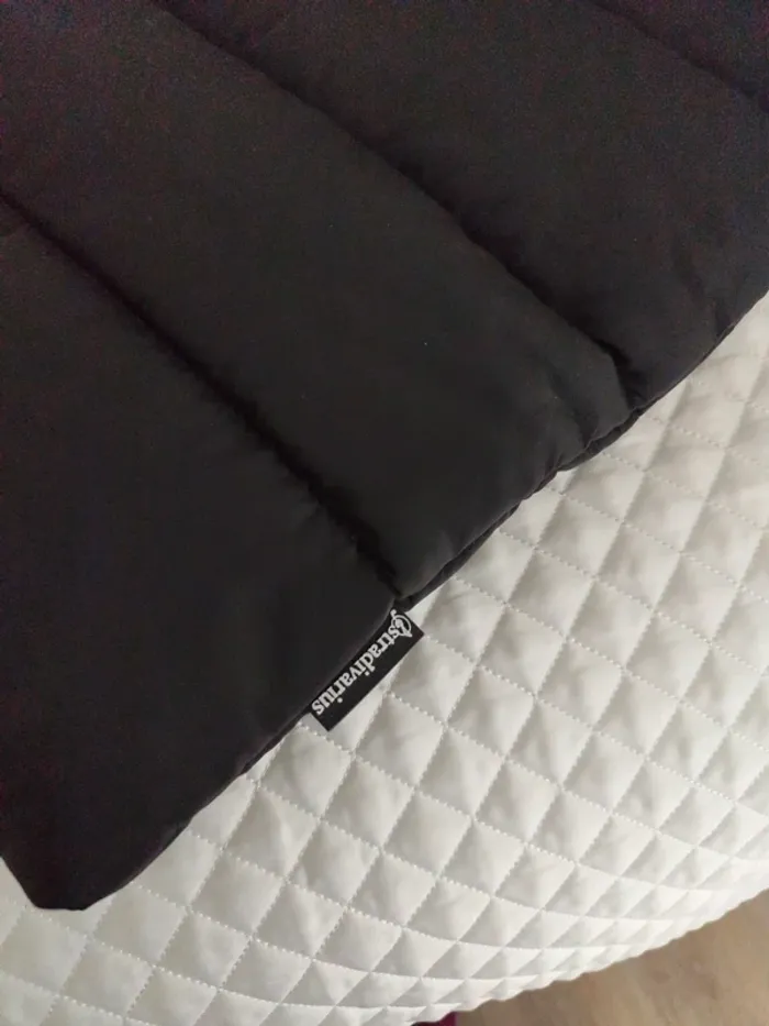 Grand sac matelassé noir Stradivarius anses et bandoulière neuf - photo numéro 4