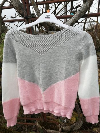 Pull tricolore