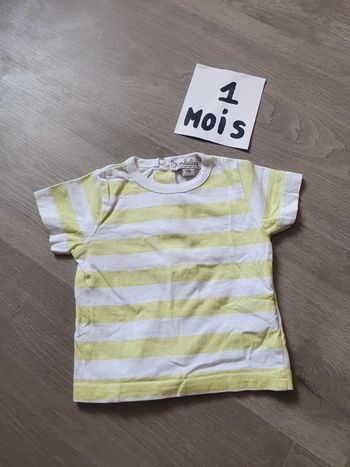 Maillot t-shirt 1mois garçon