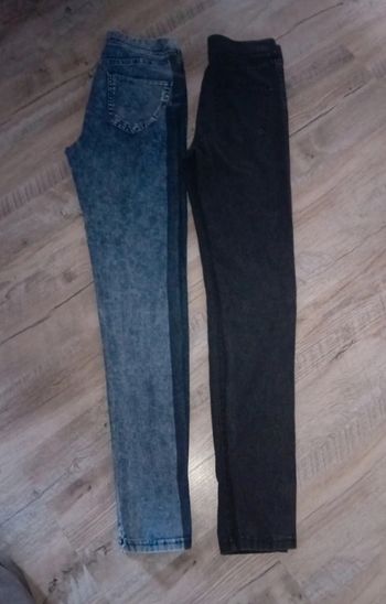 2 legging jean Taille 170cm