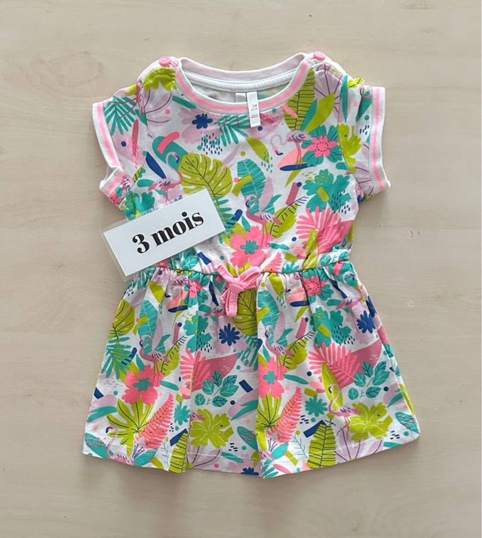 🌸 Robe été- bébé fille / orchestra - 3 mois 60 cm