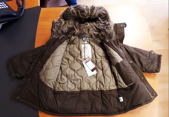 60 € Parka hiver à capuche amovible Ooxoo Marèse 4 ans Neuf avec étiquette - photo numéro 2