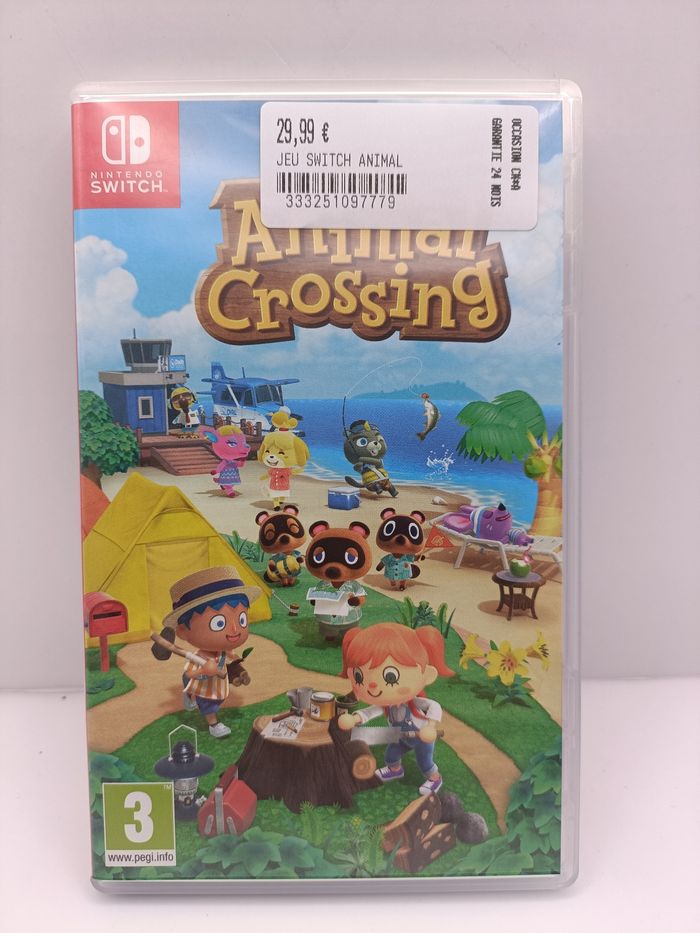 Jeu switch Animal Crossing