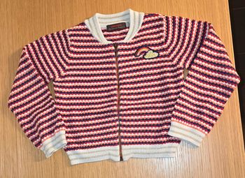 Gilet écusson arc en ciel et nuage Catimini 3 ans