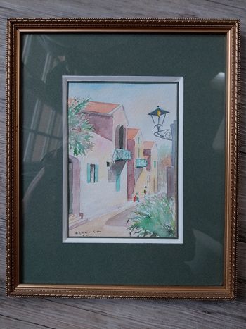 Cadre tableau aquarelle