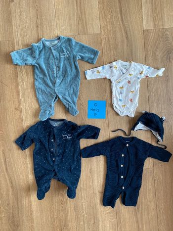 Lot vêtements bébé 0 mois