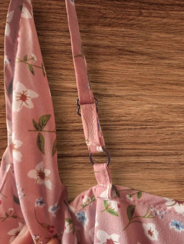 Combishort motif fleuris - photo numéro 3