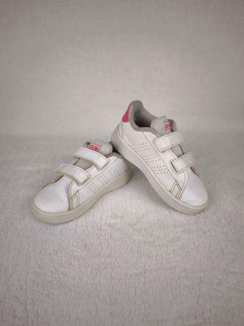 Stan Smith blanche rose Adidas fille pointure 23