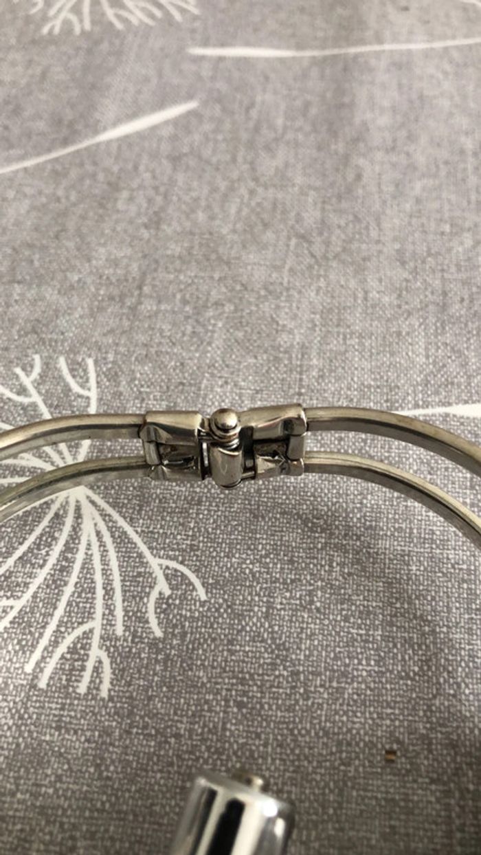 Bracelet manchette motif noir - photo numéro 4