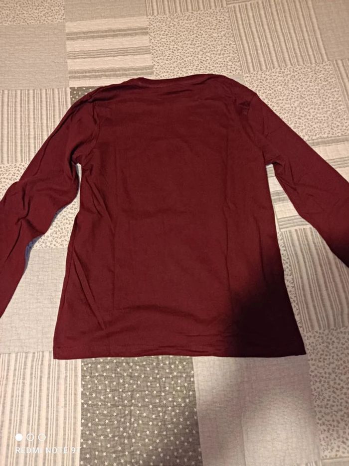 T-shirt manches longues Tape à l'oeil garçon taille 14 ans en excellent état - photo numéro 3
