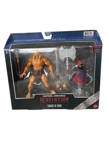 Coffret Masters Of The Universe Révélation Savage He-Man et Orko Mattel