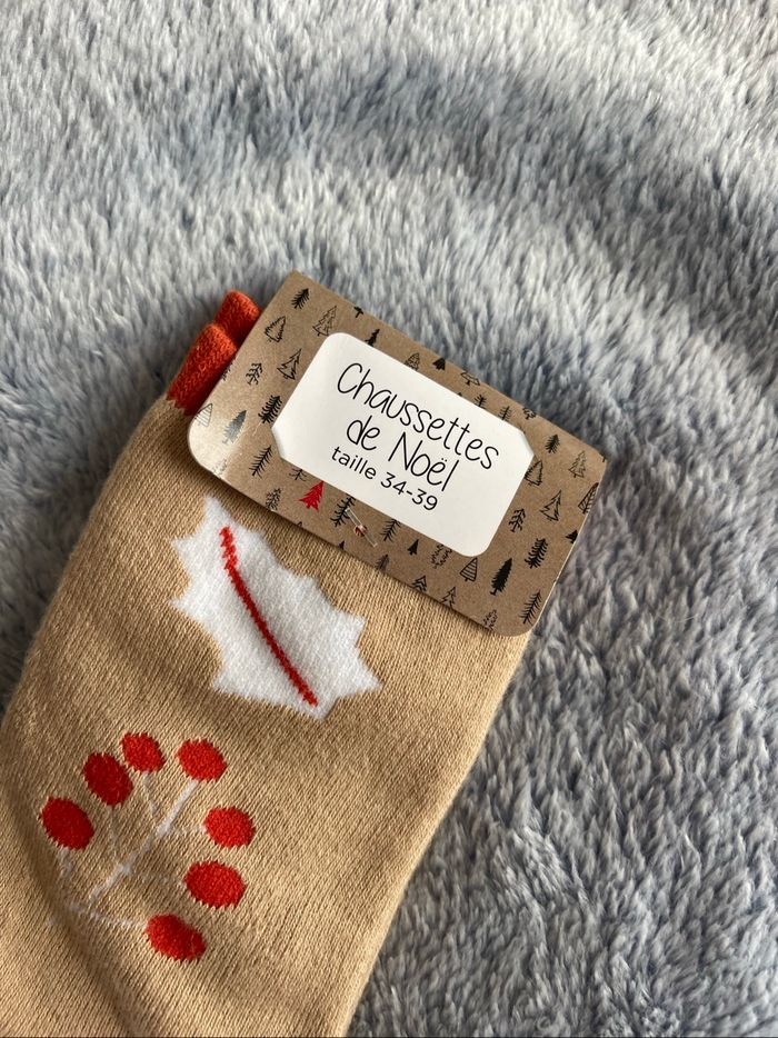 Chaussettes de noël 34-39 - photo numéro 3