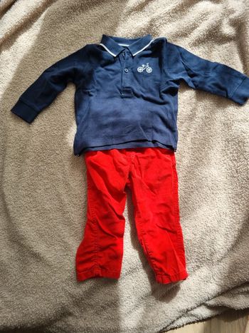 Ensemble pantalon polo