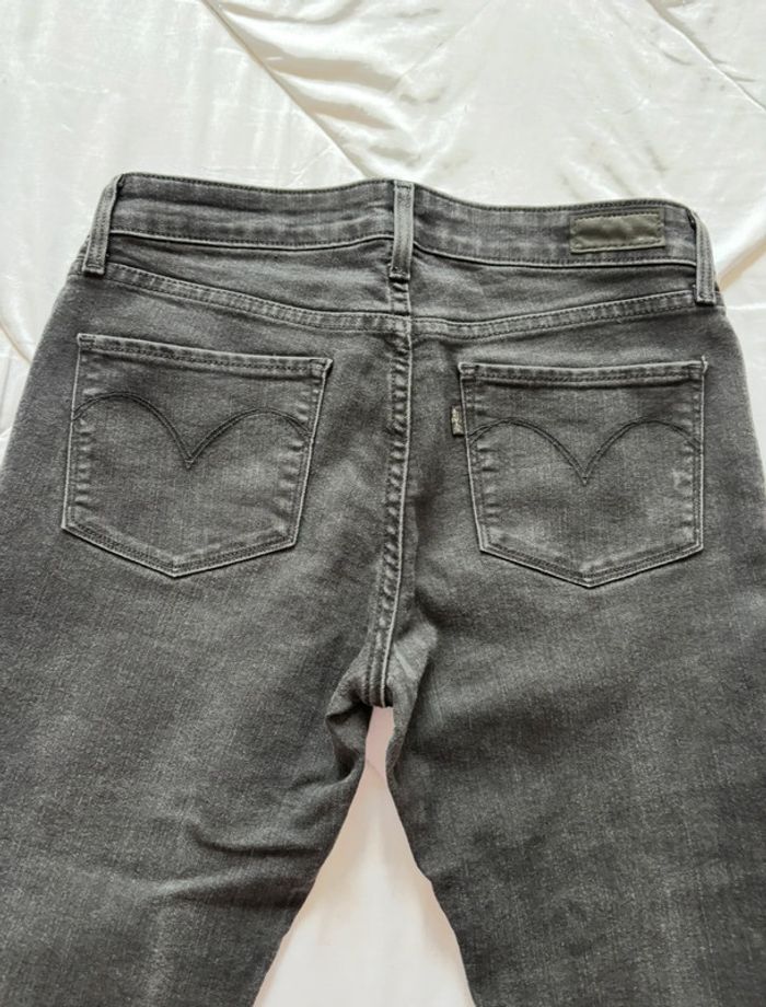 Jean Levi’s slight curve mid rise taille basse gris anthracite noir droit straight taille M/38 - photo numéro 11