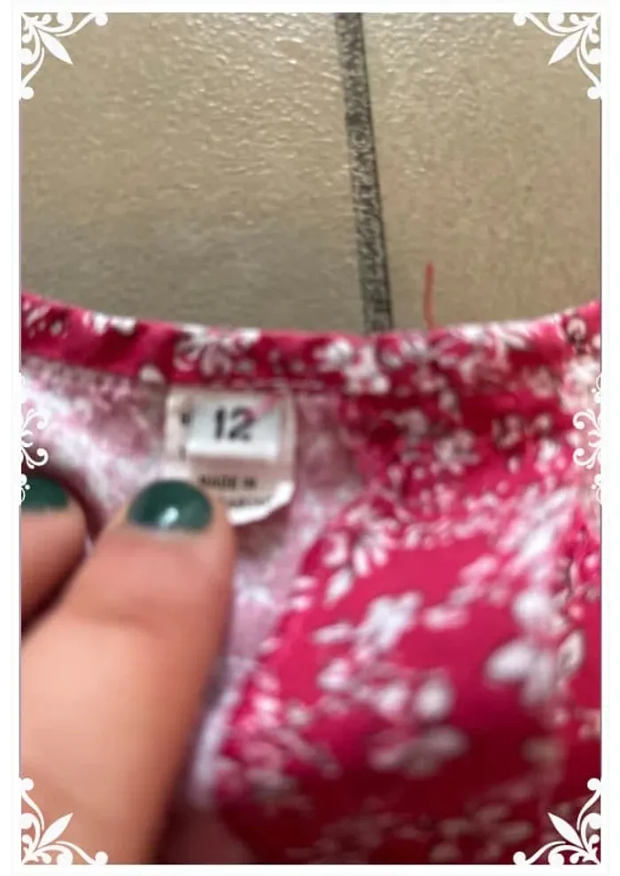 Chemisier rose enfant fille taille 12 ans - photo numéro 5