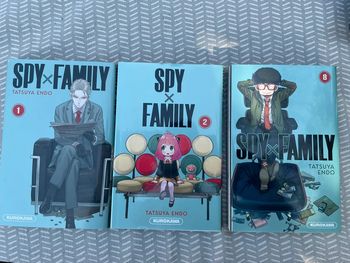 Manga Spy x Family Tome 1, 2 et 8