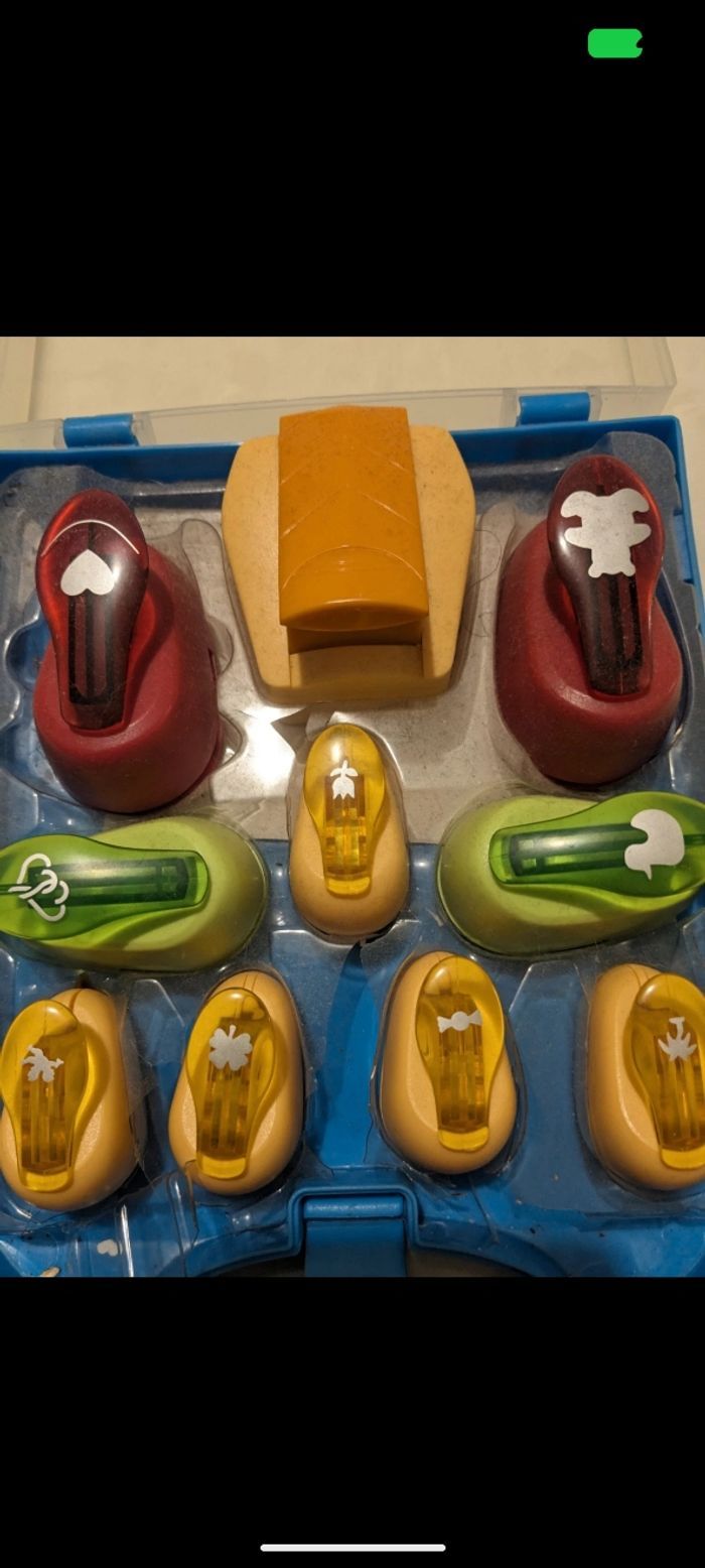 Lot de 10 mini-perforatrices papier différents motifs pour loisirs créatifs. - photo numéro 3