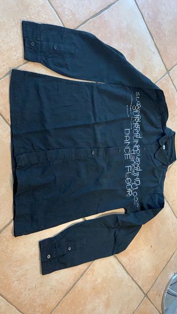 Chemise noire et grise HPW taille 36