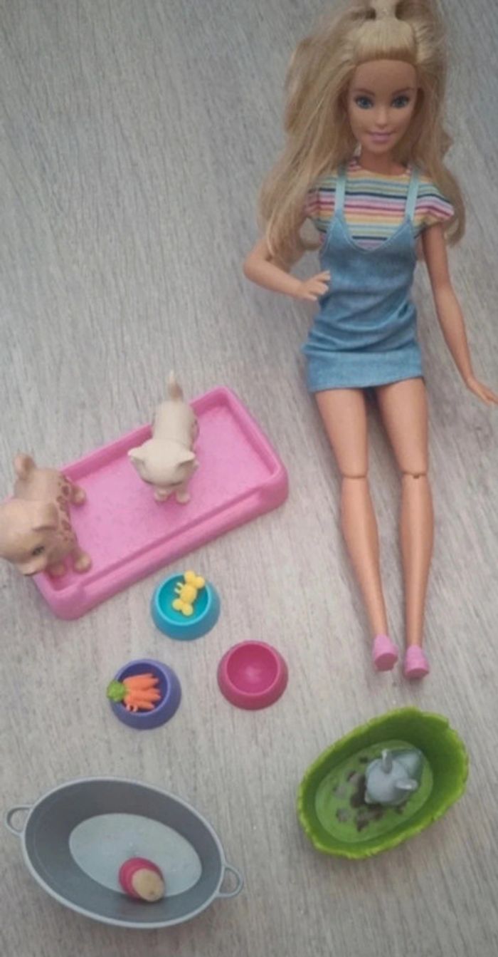 Barbie et le bain des animaux - photo numéro 2
