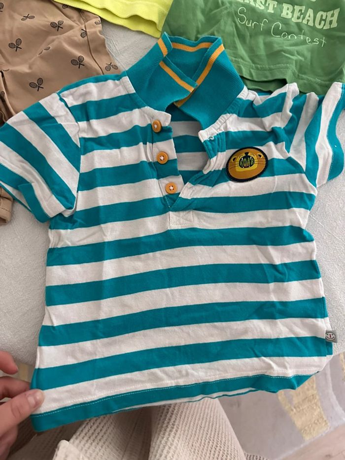 Lot vêtements bébé garçon été t-shirt et short - photo numéro 3
