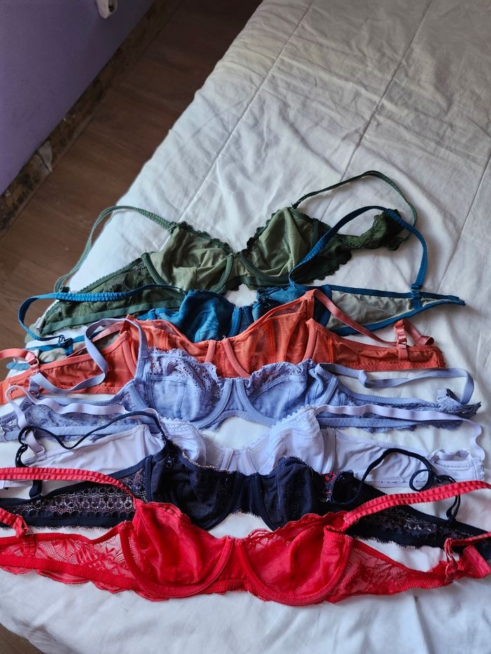 lot de 7 soutien gorge  95 B - photo numéro 2