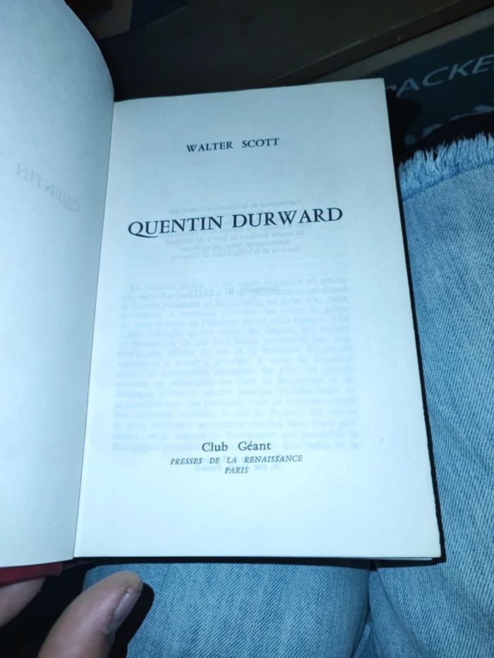 Quentin durward club géant - photo numéro 2