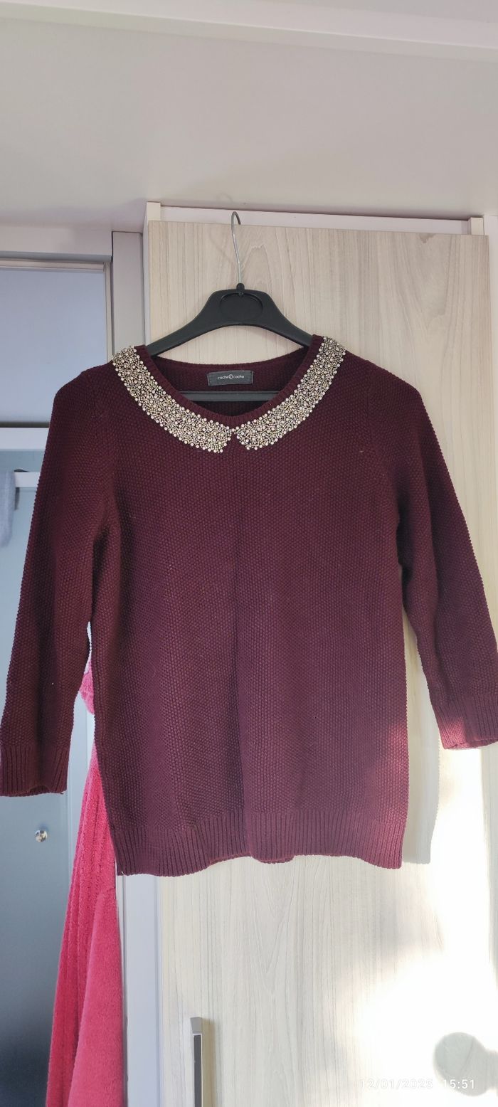 Lot de 6 pull t.36 divers marques cache cache camaieu - photo numéro 8