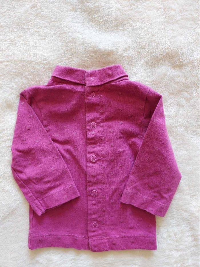 Tee-shirt original manches longues 1 mois - photo numéro 5