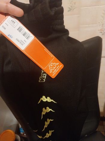 Pantalon de foot neuf kappa 10 ans avec etiquette
