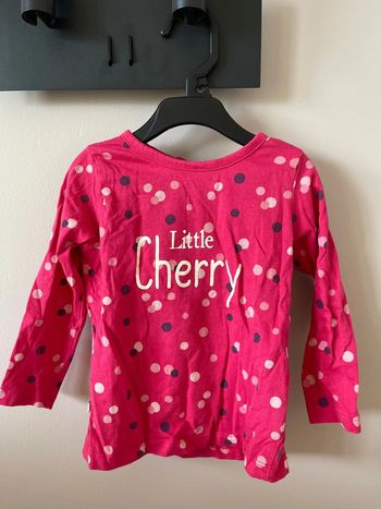 T-Shirt manches longues Mots d’enfants taille 24 mois