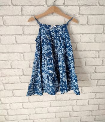 Robe H&M bleu 4/6 ans