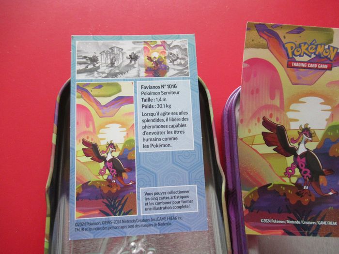 Mini tins Ecarlate et Violet Fable Nébuleuse Boîte Favianos - photo numéro 3