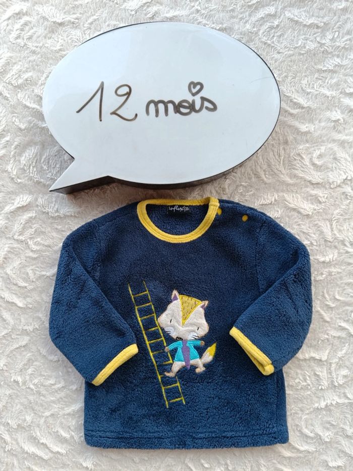 Haut de pyjama pilou ou pull Garçon 12 mois Influx