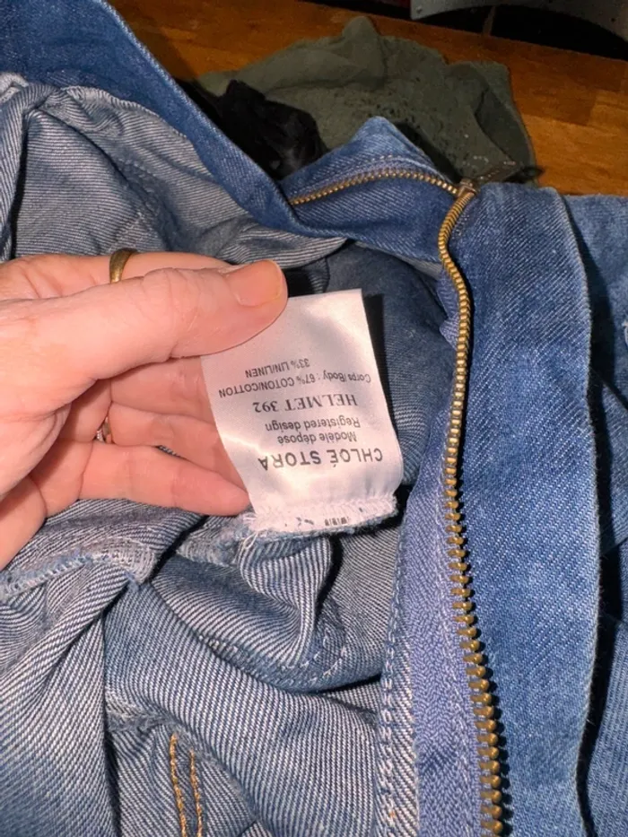 Combinaison en denim Chloé stora Taille 36 Valeur 350 euros - photo numéro 7