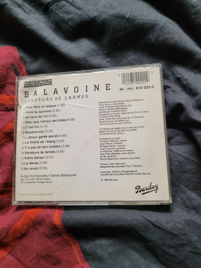 Balavoine vendeurs de larmes - photo numéro 2