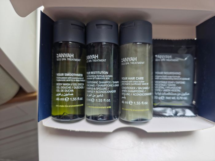 Coffret Lot Miniatures Anyah Éco Spa Neuf (4 produits) - photo numéro 3