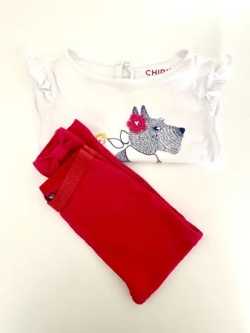 Ensemble haut Chipie et legging Sergent Major taille 24 mois comme neuf