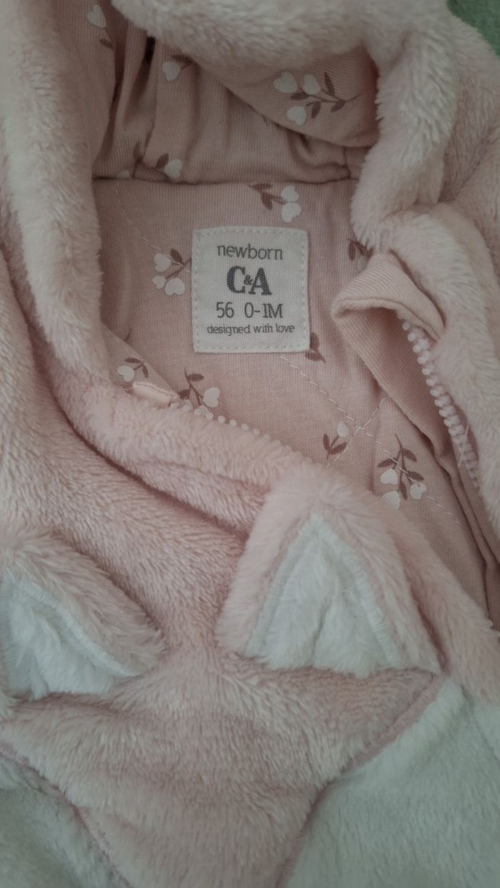 Combinaison polaire bébé fille C&A 1 mois - photo numéro 3