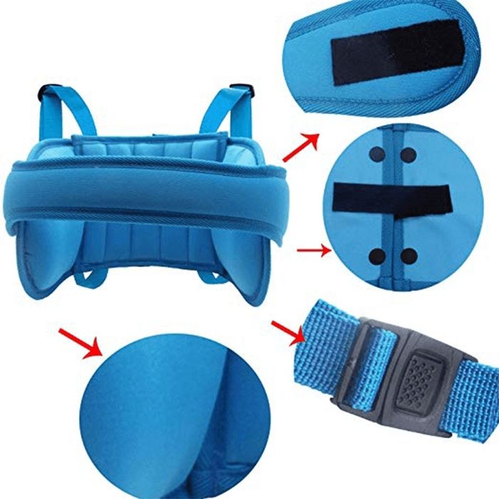 Cale-têtes pour sièges auto, Bébé Support de Tête de Voiture Siège, Doux Confortable Cale Tête Siège de Sécurité de Voiture
Rose et bleu - photo numéro 4