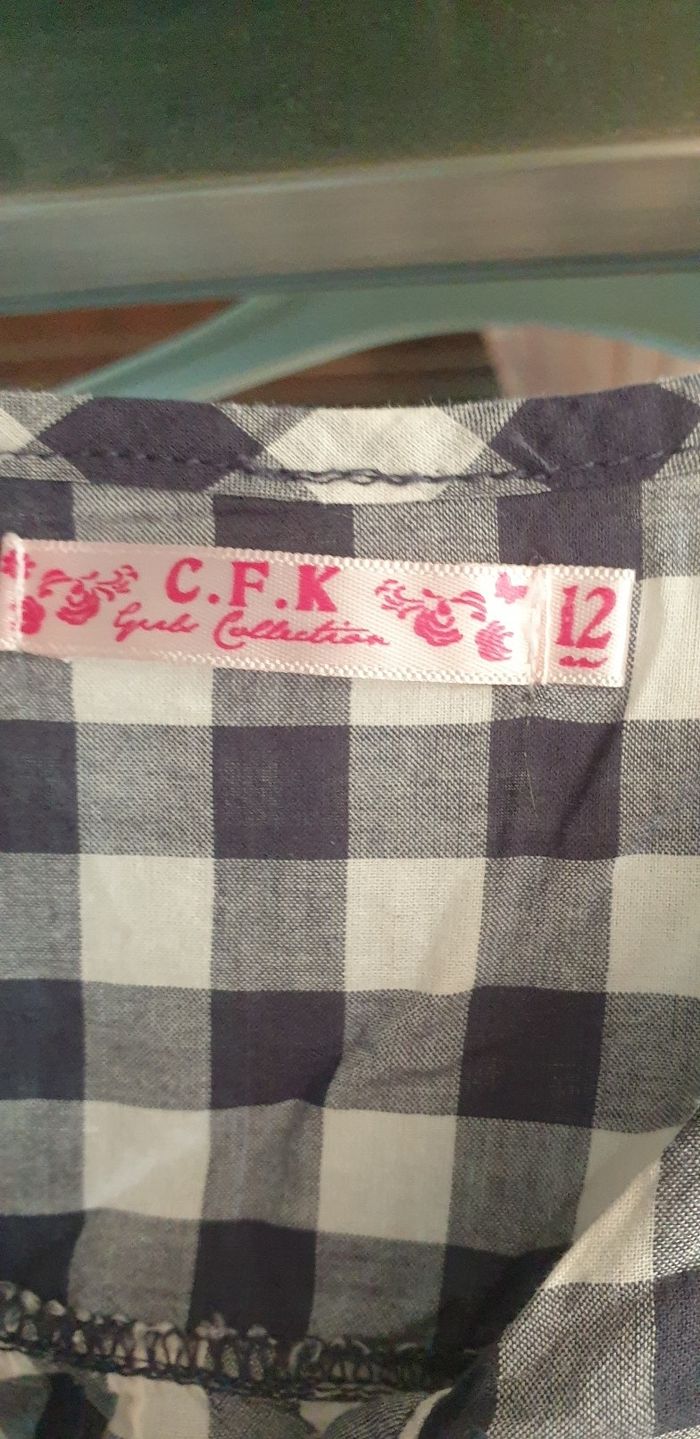 Chemise blouse cfk monoprix 12ans - photo numéro 3