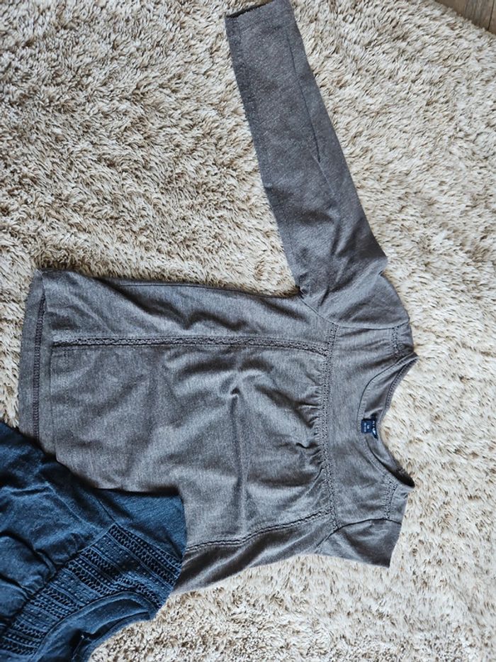 Lot tee-shirts manches longues 5 ans fille - photo numéro 2
