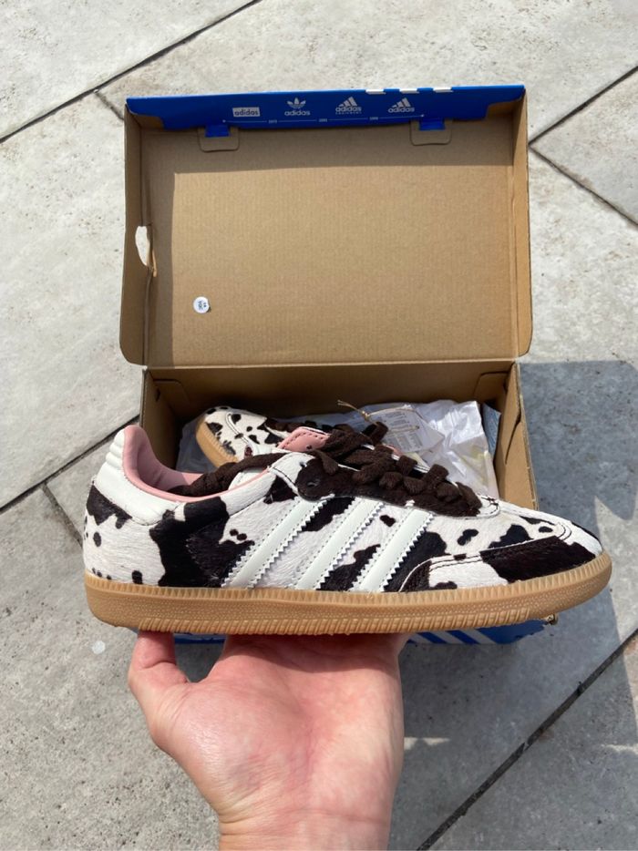 Adidas Samba Cow Print Asos - photo numéro 2
