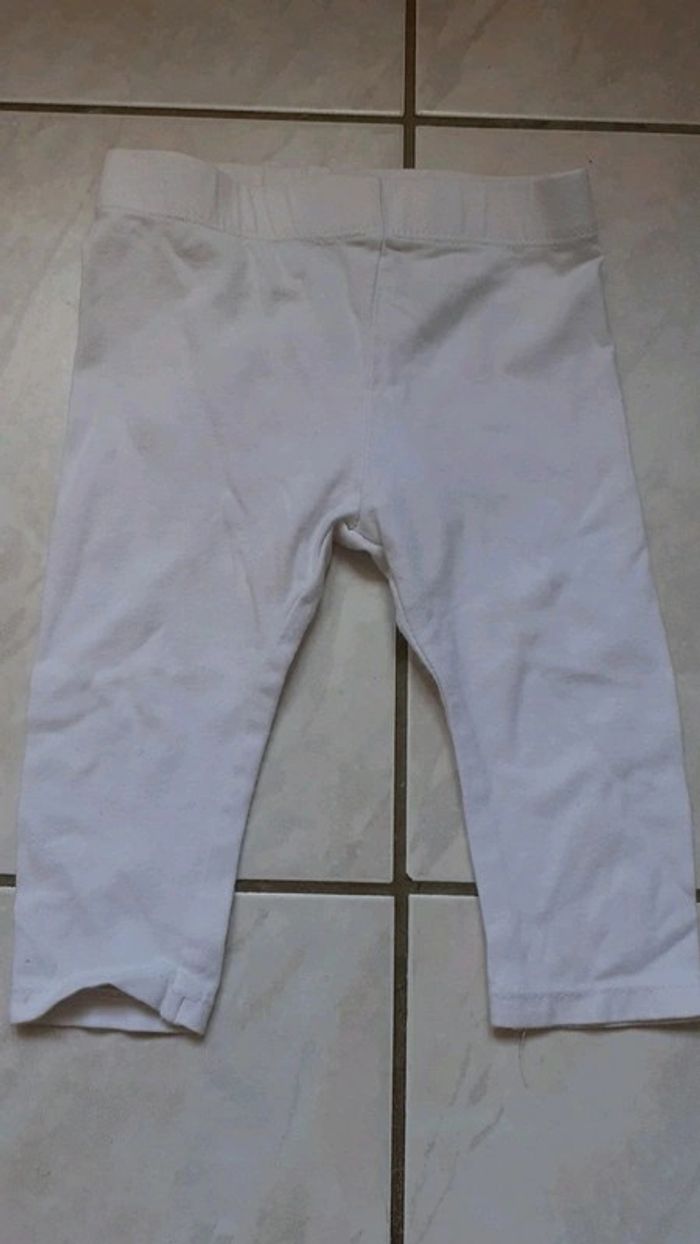 2 Leggings rose et blanc - photo numéro 4