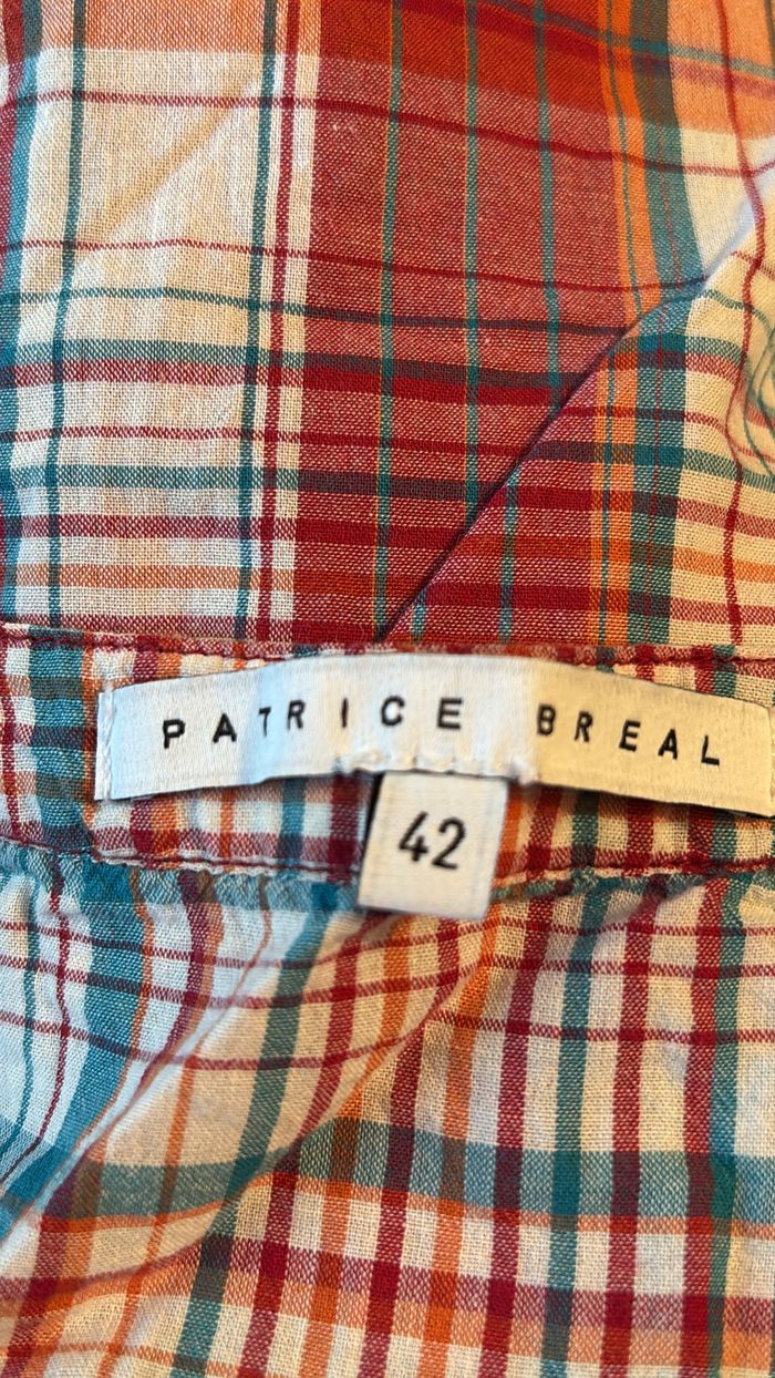 Chemise à carreaux Patrice Breal T42 - photo numéro 3