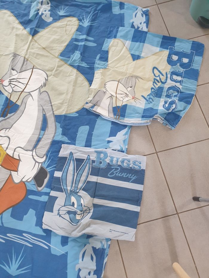 Ensemble de lit enfant 1 place bugs buny - photo numéro 2