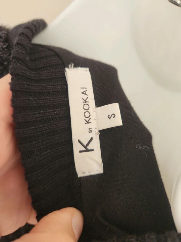 Jolie veste blouson Teddy noir Kookai S - photo numéro 12