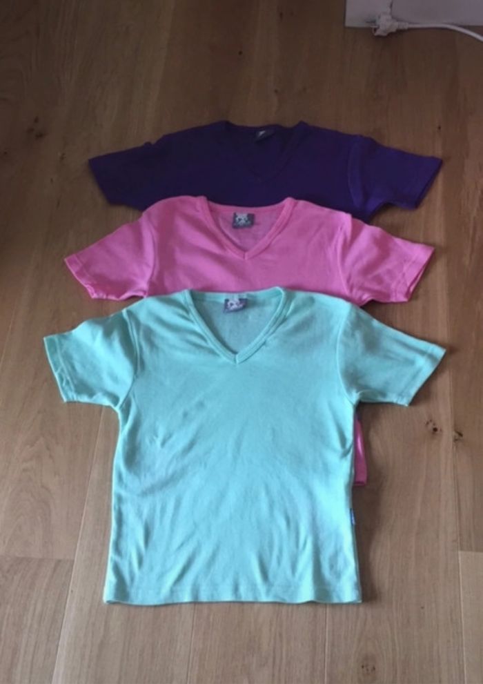 3 tee shirts teddy smith 16 ans