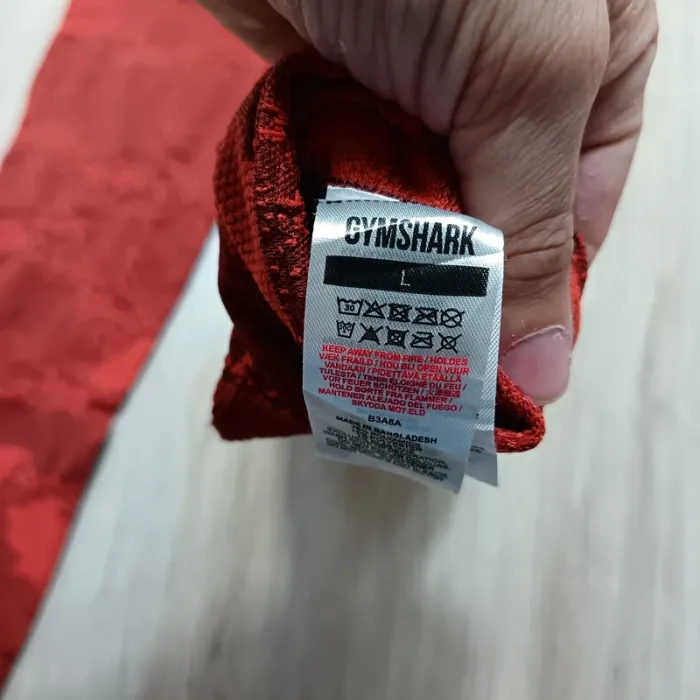 Legging gymshark femme L orangé camouflage - photo numéro 5