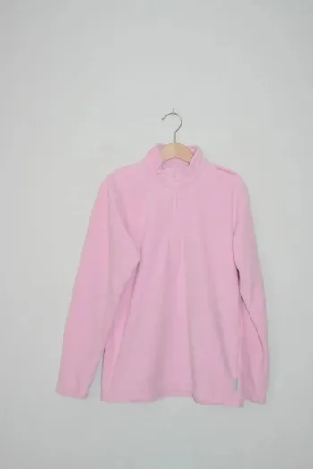 Polaire rose Quechua de chez Décathlon, taille 12 ans
