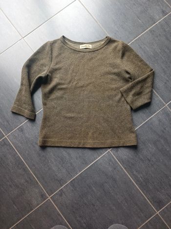 Top manches 3/4 vert kaki jacqueline Riu taille 1